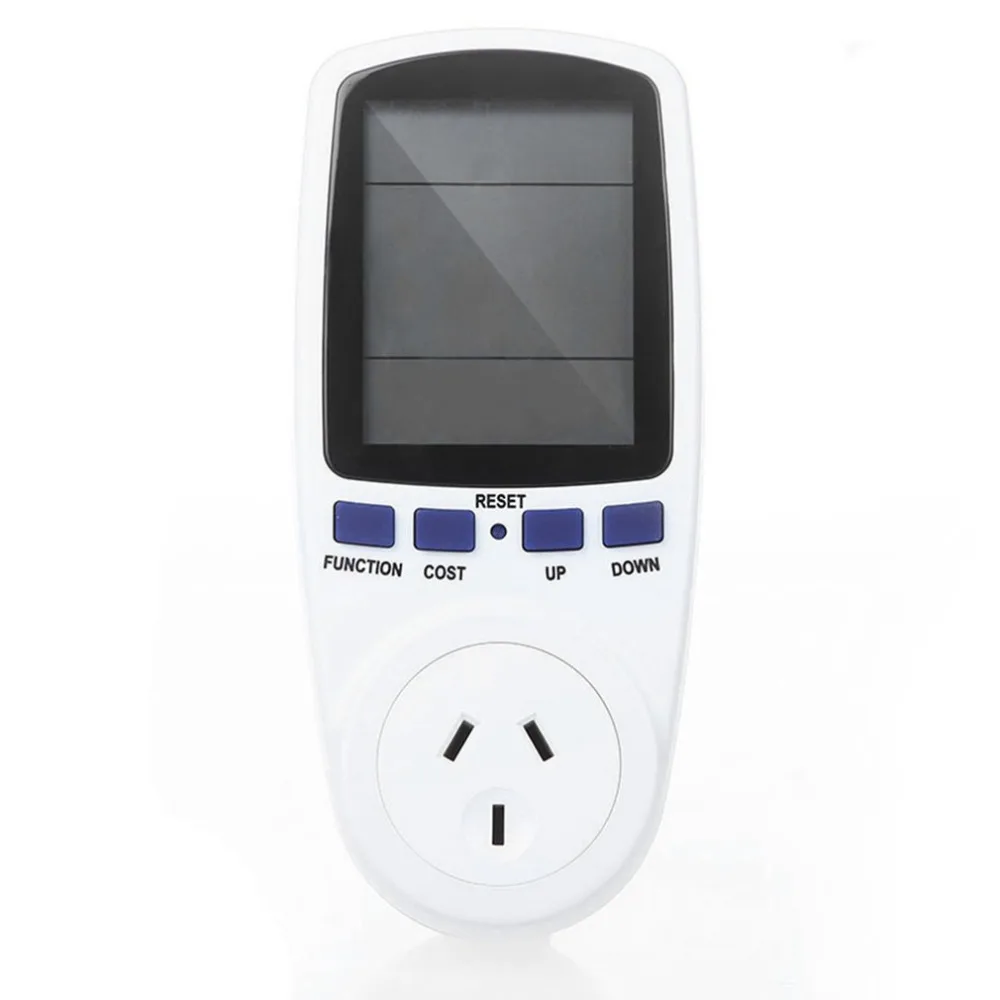 АС Plug 230 В 50 Гц ЖК-дисплей счетчик энергии Напряжение мощность Ток монитор ватт вольт ампер проверки анализатор гнездо электронный