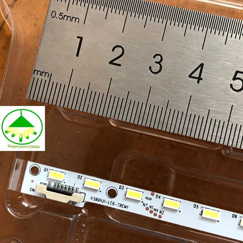 1 шт./лот 100% новый 48 Светодиодный 490 мм светодиодный подсветка полосы для 39 дюймов V390HJ1-LE6-TREM1 V390HJ1-LE6-TREW1 C420E06E01A L390H101EA-C002