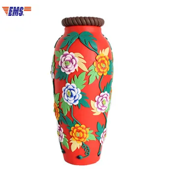 

2019 Creative Housewarming Gift Blossoming Peony Flower Peony Flower Vase Craftwork European Style Living Room Ornaments X1683