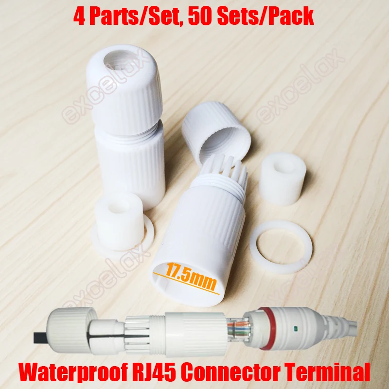 10PCS/Lot IP Camera Pigtail Cable RJ45 Waterproof Connector Cap