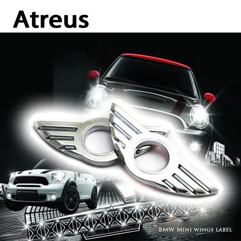 Atreus 1 шт. для Mini Cooper Countryman R56 R50 R53 F56 F55 R60 R57 автомобильные аксессуары дверной замок эмблема на крыло значок наклейки