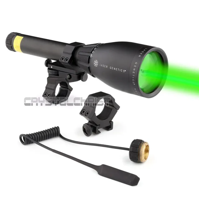 Cheap Laser Genetics ND3 x 50 Long Distance Green Laser Designator Pointer With Mount New Hunting Air Soft Tactical