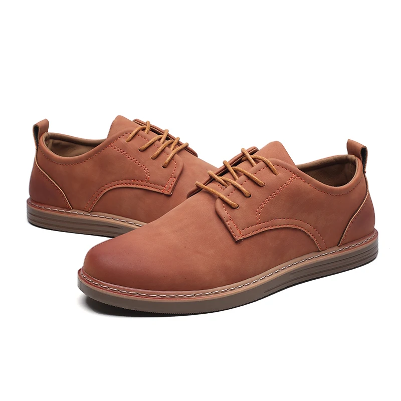 fashion leather casual shoes men comfortable leisure moccasins cheap dress male footwear work elegant boy oxford shoes for m (10)
