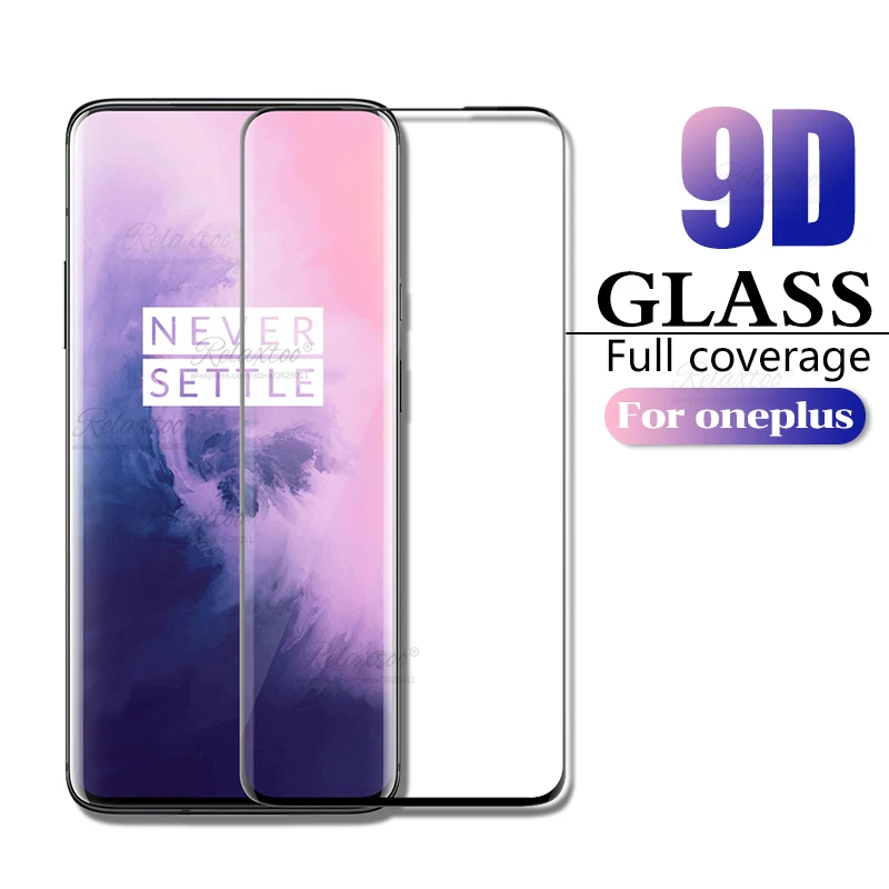 9D полное закаленное стекло для OnePlus 7 Pro 6 Защитное oneplus One Plus 7pro защитная