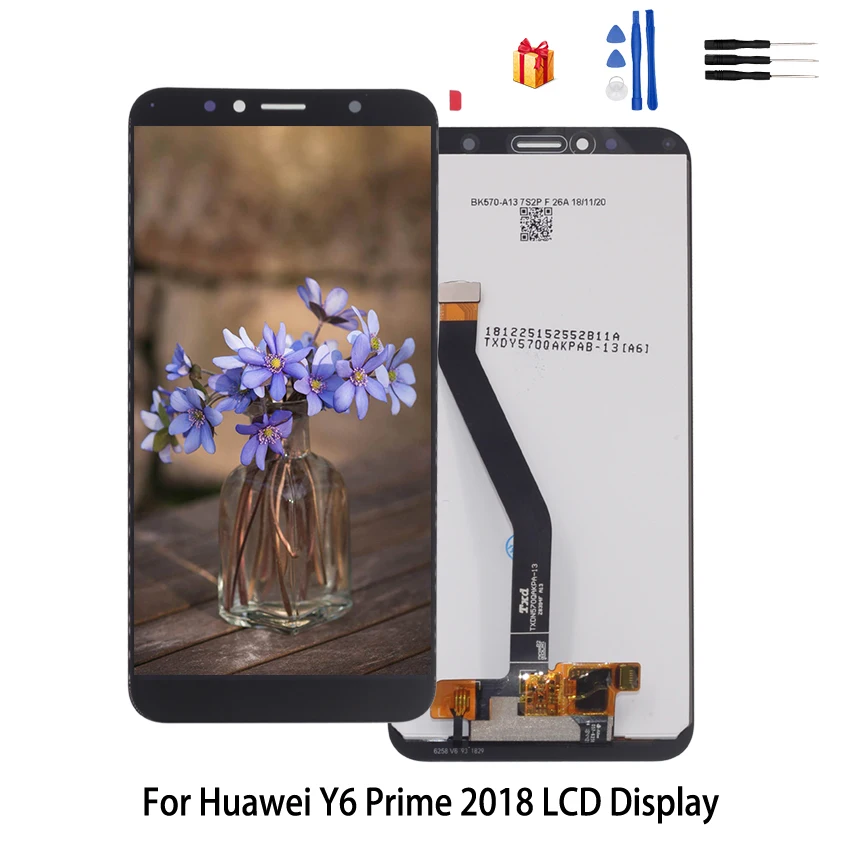 

Original For Huawei Y6 Prime 2018 ATU-L11 L21 L22 LX3 LCD Display Touch Screen Digitizer With Frame For Huawei Y6 Prime 2018