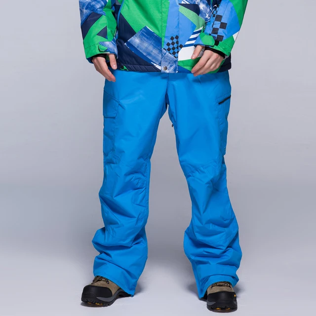 Cheap Gsou Snow ski pants men wind and waterproof trousers veneer double board ski pants men winter multicolor