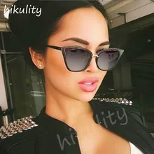 Ультралегкие винтажные узкие солнцезащитные очки кошачий глаз