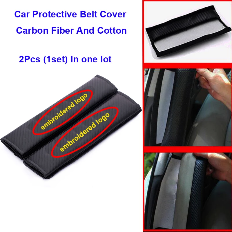 

2pcs Car Seat Safety Belt Cover Belts Padding Cover For bmw benz audi skoda honda suzuki volvo peugeot caddilac