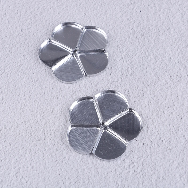 

10pcs/set Empty Petal Shape Eyeshadow Pans DIY Petal Palette Powder Container Cosmetic Storage Can Makeup Tools