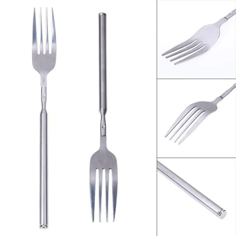 Buy Adjustable Stainless Steel Telescopic Dining Forks