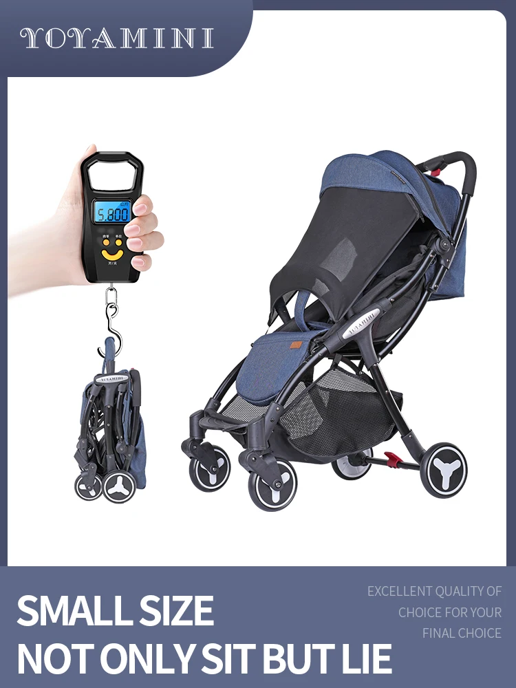 YOYA mini 5,8 Кг легкая коляска для детей от 0 до 3 лет, сиденье можно регулировать до 170 градусов, с капюшоном, детская коляска