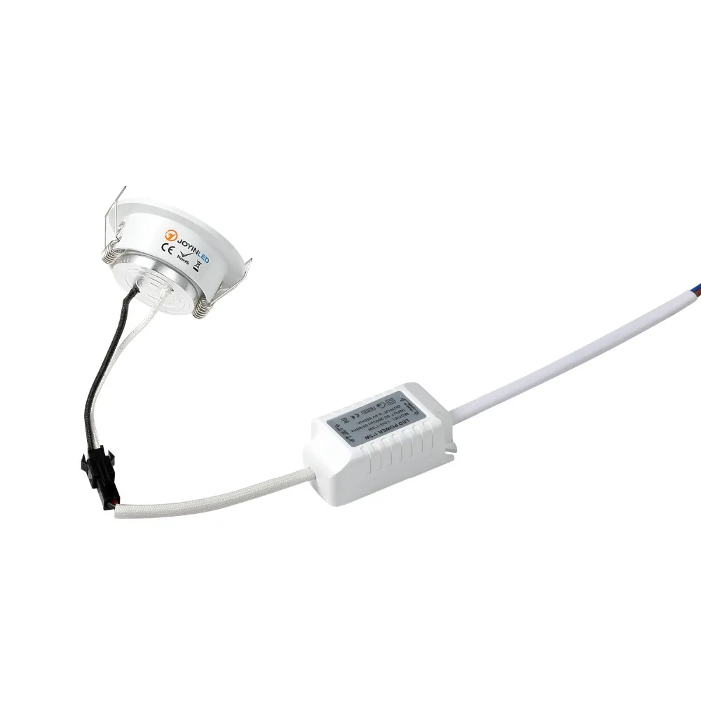 10 шт. CE RoHS круглый регулируемый Мини светодиодный COB светильник 3 Вт AC90 260V DC12V