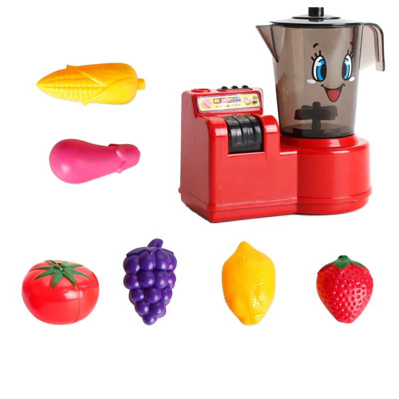 Simulation Juicer Home Appliances Toys w/ Sounds & Lights - Baby Kids Pretend Play Kitchen Cooking Play Food Toy Developmental