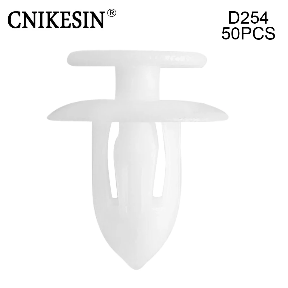 CNIKESIN 50 PCS D254 10 мм отверстие автомобиль нейлоновые зажимы крепления щит