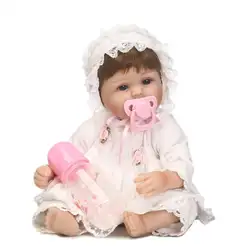 Новый сеточка для волос под парик волос Bebely Reborn Baby Doll из мягкой натуральной Touch Силиконовые виниловая кукла для детей на день рождения Bonecas