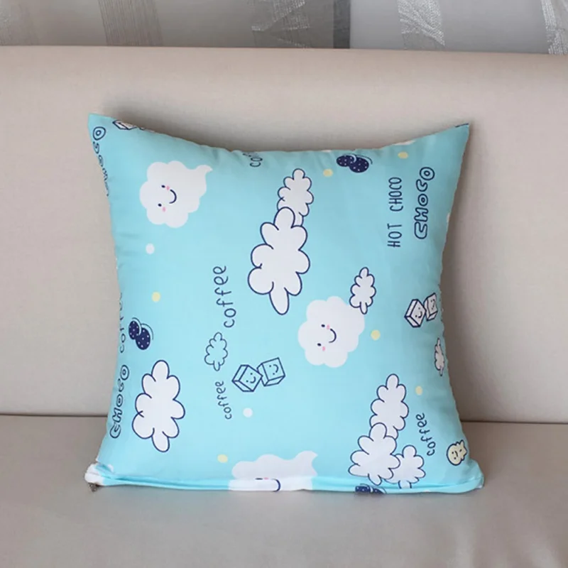 40*40cm Family Cushion Cover Soft Plush Pillow Case Home Office Decoration Back Throw Sofa Cushion Cover Supplies