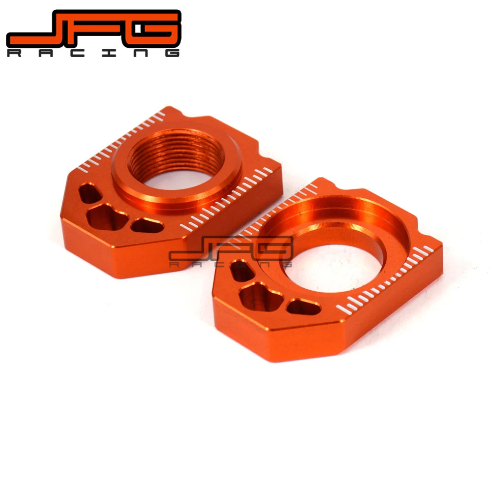 Motorcycle Cnc Rear Chain Axle Blocks For Ktm 125 200 250 300 350 450