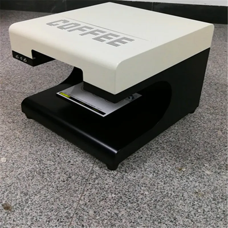  3D Digital Printer Machine Computer System Wireless Network Printer Interface Cappuccino Latte Coff