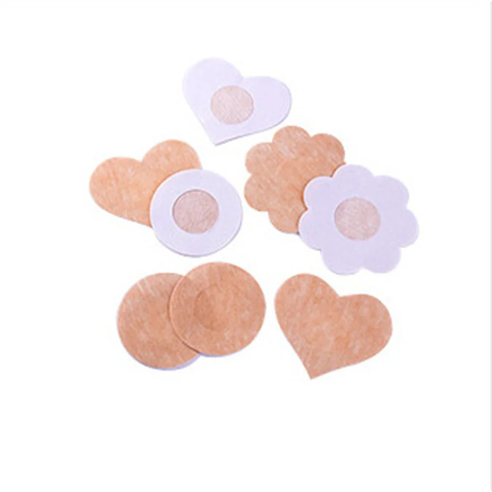 

10pcs/lot Flower Adhesive Nipple Covers Pads Body Breasts Stickers Disposable Milk Paste Anti Emptied The Chest Paste Bra