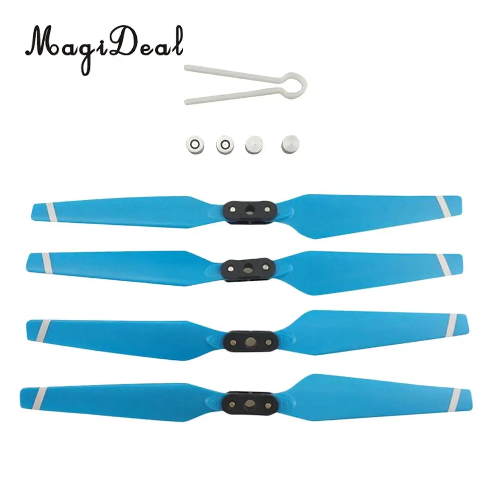 MagiDeal 4Pcs Propeller Blade Prop for Hubsan H501S H501C H501A H501M H501S W H501S pro MJX B2C B2W Bugs 2 B3 B3H Bugs 3H