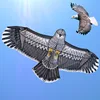 Free shipping high quality 2m large eagle kite flying higher with reel line owl kite animal kites wholesale bird toy parts 100m ► Photo 1/3