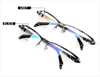 Fashion Pure Titanium Eyeglasses Frames Men Optical Half Rim Eyewear Prescription Top Quality Reading Computer Goggles Unique