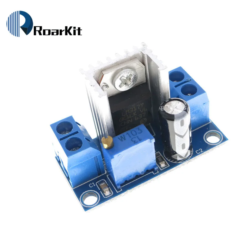

Free Shipping LM317 module DC-DC DC Converter Buck Circuit Board adjustable linear regulator