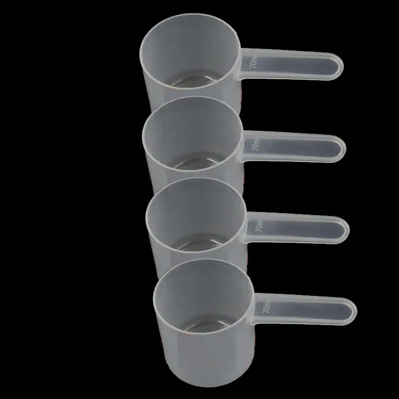 50 шт. 35 г Профессиональные ложки 35 г прозрачные пластиковые ложки для еды/молока/стирального порошка/для лекарств измерительное приспособление