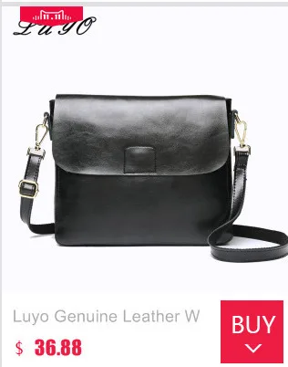 LUYO Fashion Patent Leather OL Women Messenger Shoulder Bags Tote Bag Female Pochette Ladies Handbags Femmes Sac Brown Hobo