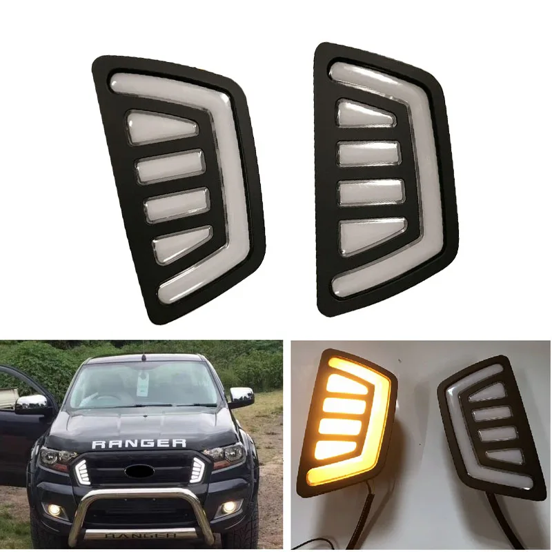 2pcs/set Car Flashing LED Daytime Running Light day lights FIT for FORD