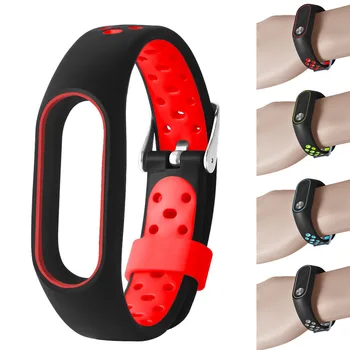 

For Xiaomi Mi Band 2 Replacement Smart Belts Dual Color Sports Wristband Wrist Strip for Men Women GDeals