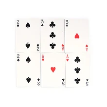 Волшебные 3 три карты трюк карты легко классические Волшебные игральные карты 2 набора
