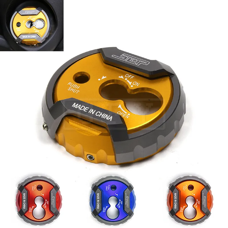 Motorcycle CNC Aluminum Ignition Key Cap Guard Cover Key Lock Switch Cover For YAMAHA Nmax155 N