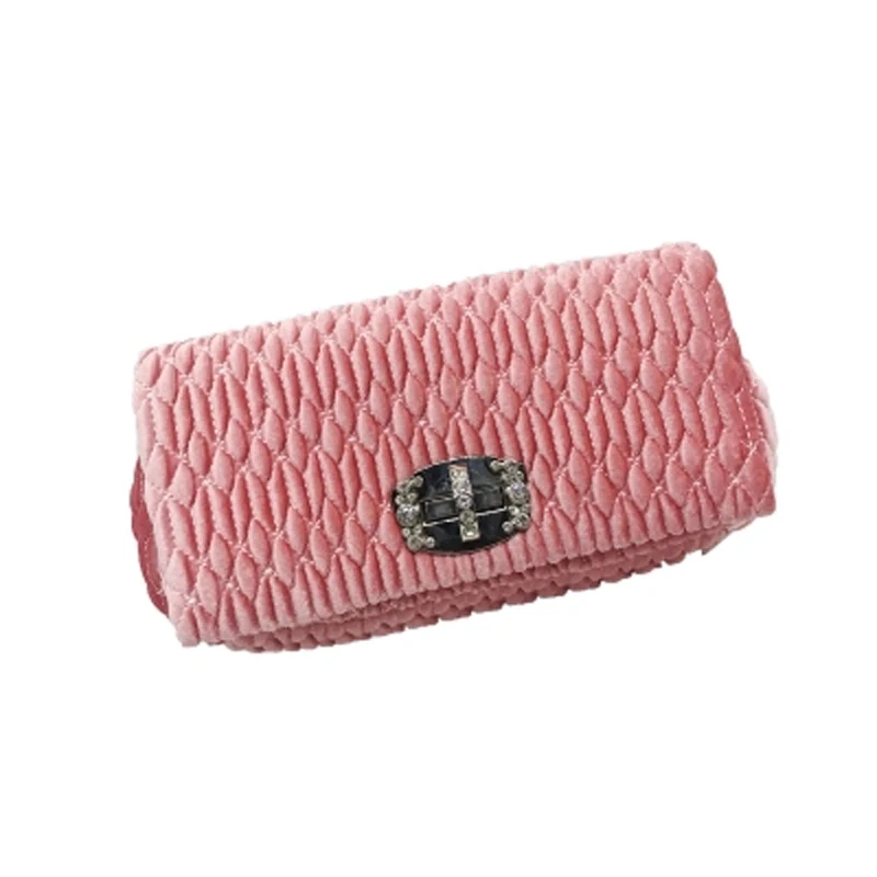 BENVICHED модные роскошные сумки женские сумки дизайнерские шелковые женские сумки через плечо сумки-мессенджеры бриллиантовые детали Eveing Сумки D190 - Цвет: Розовый