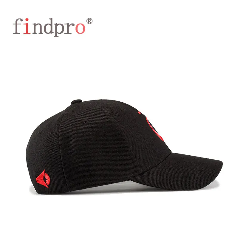Findpro Gorras черная бейсболка с вышивкой Хлопковые бейсболки шапки для мужчин и