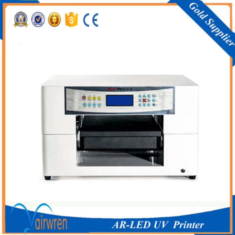 

A3 Size 6 Color Led UV Flatbed Printer Mobile Phone Case Printer with Free RIP Software For PVC Acylic Wood Leather Glass