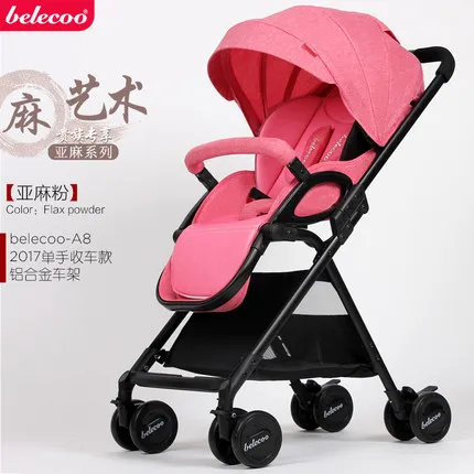 Высокая Ландшафтная легкая складная переносная коляска yoya Plus 3 коляска детская коляска розовая коляска - Цвет: F