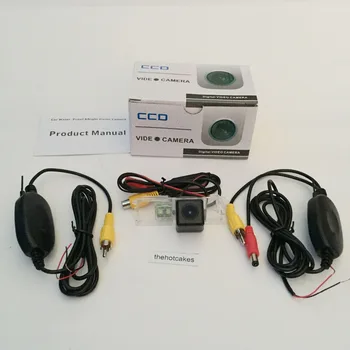 

Wireless CCD Reversing Back Up Parking RCA Connector Camera / For Volkswagen VW Scirocco 2013 2014 2015 / License Plate OEM