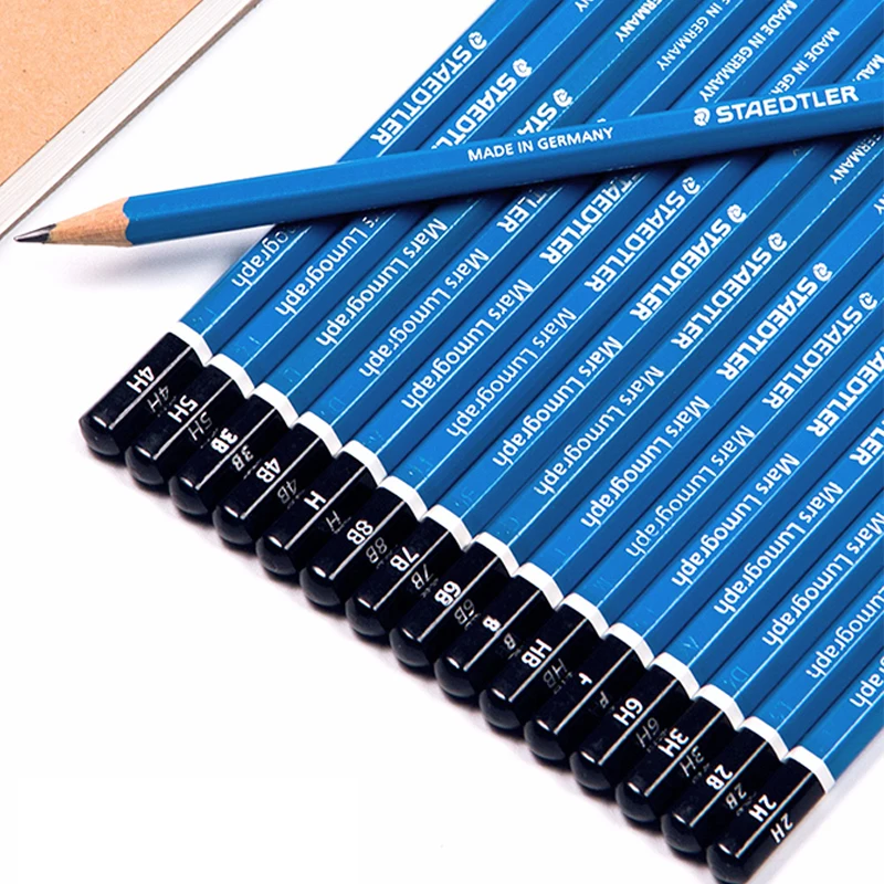 2 Pieces Batch STAEDTLER 100 Blue Pencil Writing Drawing Pencil Drawing Pencil Sketch Pencil Student Dedicated