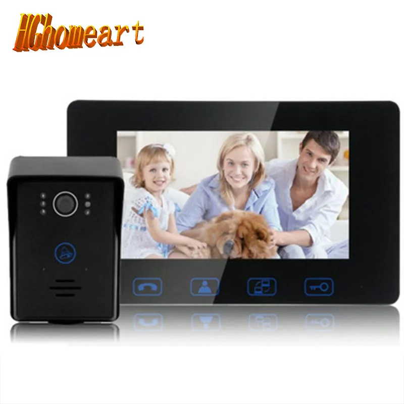 HGhomeart 7 inch color hd visual doorbell for the doorbell