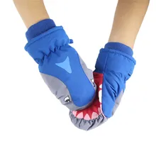 Новые зимние теплые лыжные перчатки детские варежки для снегохода перчатки для катания на лыжах и сноуборде ветрозащитные перчатки для девочек и мальчиков#25s24