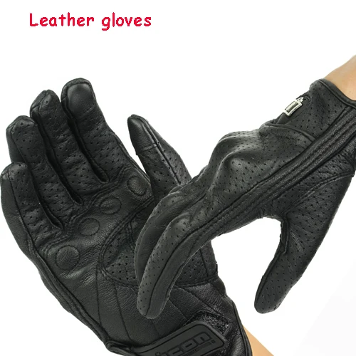 Новые оригинальные кожаные перчатки moto rcycle Байк luvas износостойкие Soft Comfort luvas moto крест guantes moto cuero унисекс - Цвет: mesh