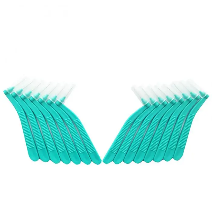 Escovas de Dentes l em Forma de Escova Interdental Ortodôntica Dental Macio Cuidado Oral Hjl2021 15 Pçs 5 15 pçs l em forma de escova