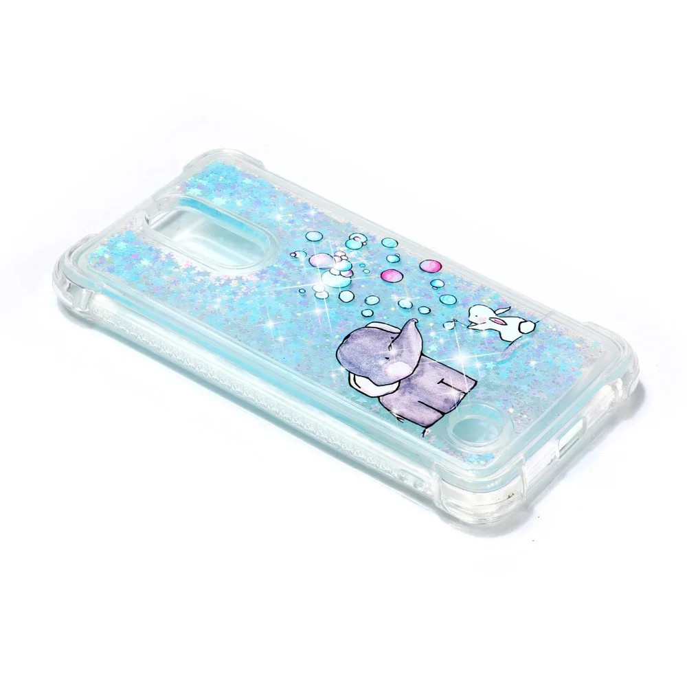 Lovely TPU Case For LG K4 2017 K8 2018 EU Phone Version Cute Patterned Dynamic Quicksand Mobile Cover | Мобильные телефоны и