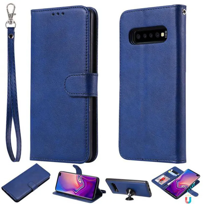 Flip Wallet Leather Case Detachable Magnetic 2 in1 Phone For Samsung Galaxy M10 A10 M20 A20 A30 A50 A40 A70 | Мобильные телефоны и