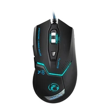 IMICE X8 3200 точек/дюйм USB оптическая мышь Проводная игровая профессиональная компьютерная мышь для ноутбука геймера
