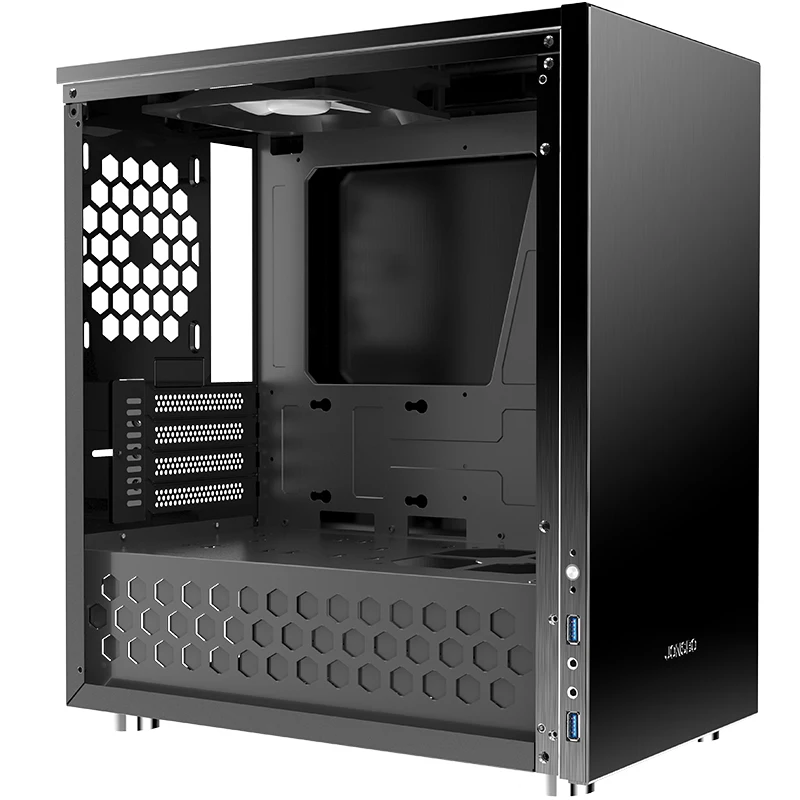 C3 PLUS Алюминиевый Чехол для компьютера с боковой стороны через шасси поддержка
