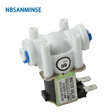NBSANMINSE SMJFPDJ 06 PE трубка нажимная Вода электромагнитный клапан электрическая чайная плита электромагнитный клапан нормально закрытый DC12V DC24V