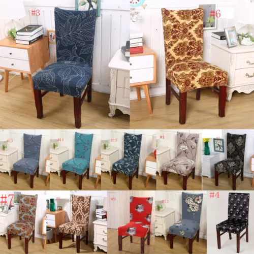 

Dining Room Wedding Banquet Chair Cover Party Decor Seat Cover Stretch Spandex