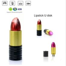 Тип помады USB 3,0 32 Гб 64 Гб Красный usb флэш-накопитель 128 ГБ Флешка 16 ГБ 8 ГБ Флешка u диск флэш-карта памяти